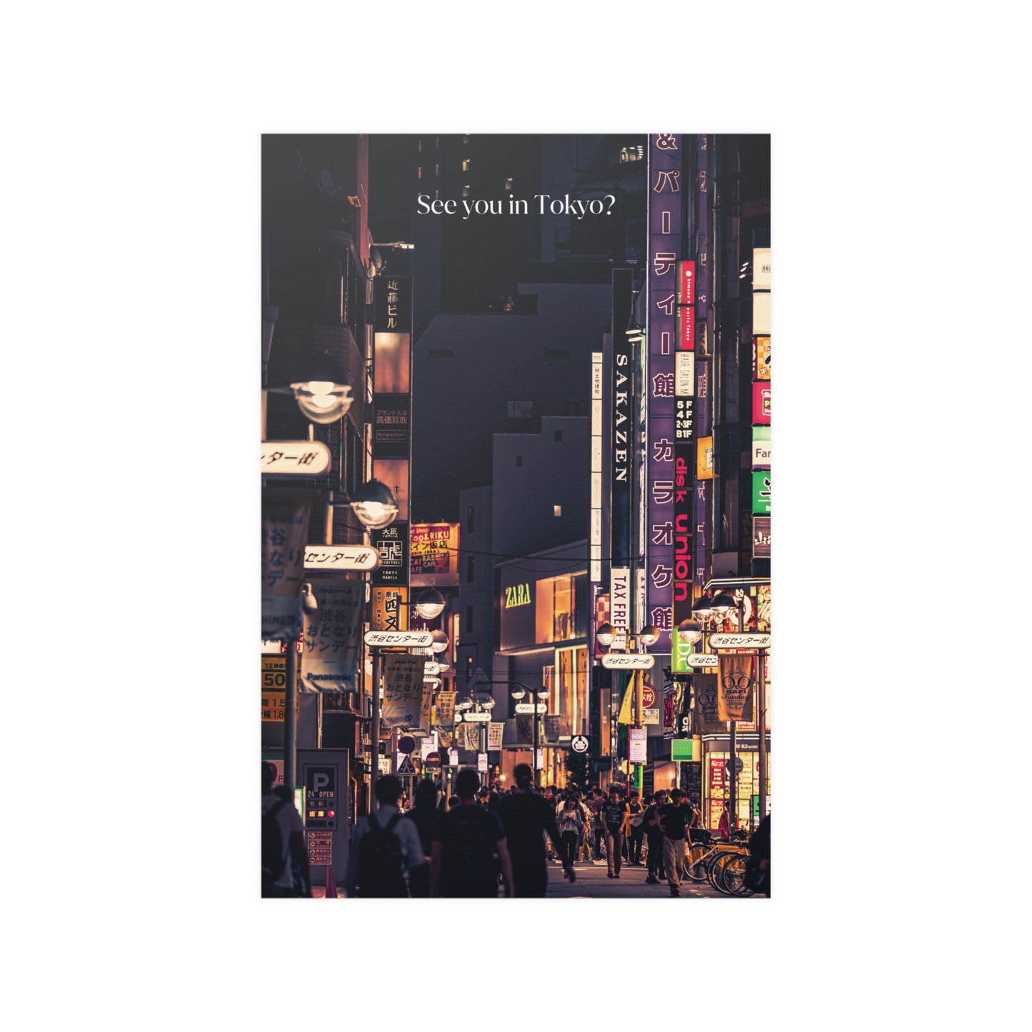 Tokyo: Travel Photography Poster