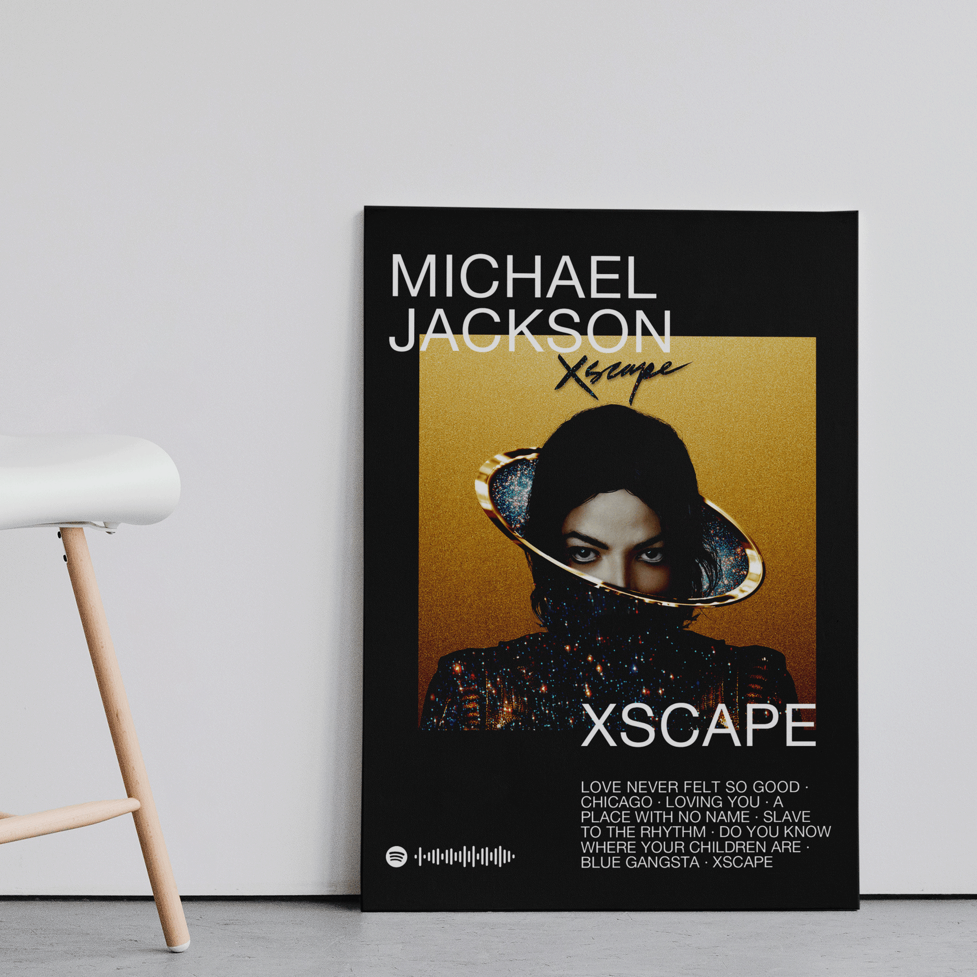 Custom album cover poster print Michael Jackson - Xscape 